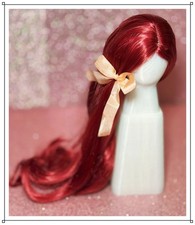 BJD 1/3 Balljointed Smart Doll Dollfie Dream DD Pullip Wig Miss U Red Long 8/9