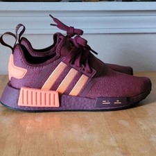 adidas Women's NMD_R1 Shoes, Shadow Red Beam Orange, Size 7.5