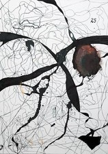 "Q face", art contemporain, peinture abstraite