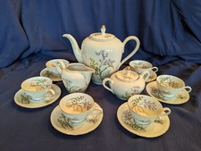 17 Piece Winterling Bavaria China Coffee or Tea Service, Gold trim, WIG601