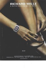 ADVERTISING ADVERTISING 2012 RICHARD MILLE watch RM 007 