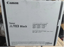 Genuine Canon T03 Black Toner Cartridge. NEW SEALED BOX