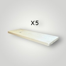 LOT DE 5 ÉTAGÈRES MURALES EN