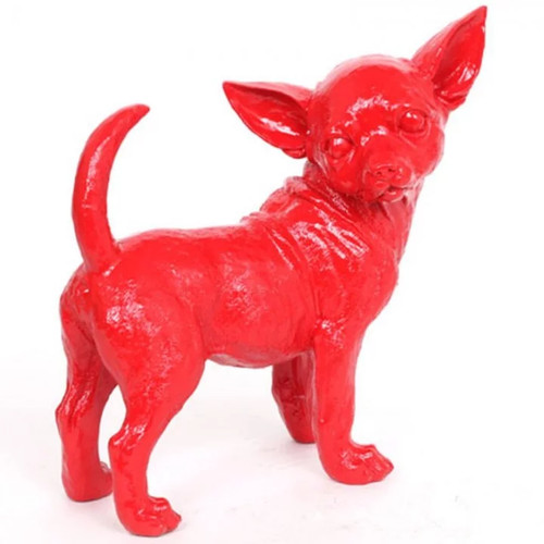 Statue chihuahua résine - chihuahua, en