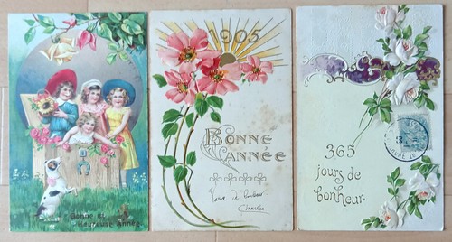 Cpa fantaisie gaufree - *,