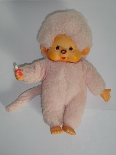 Kiki monchhichi rose - rose, vintage