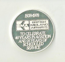 British Midland Airways Medallion 40th Anniversary 1938-1978