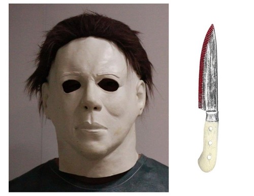 Masque latex halloween de - en,