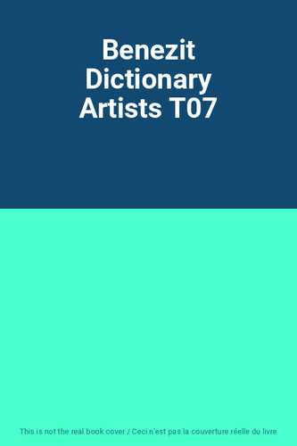 Benezit dictionary artists - artists, t07