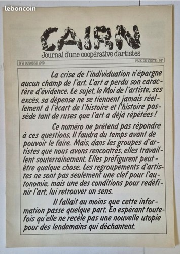 Revue rare cairn octobre - revue, (octobre