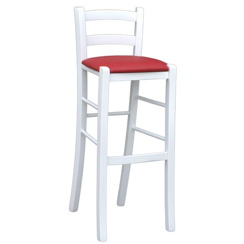 Tabouret bar bois blanc - de,