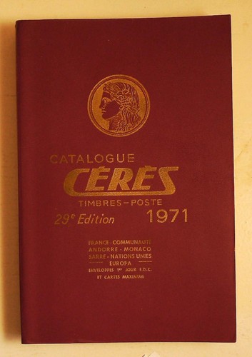 Catalogue ceres 1971 - 1971, timbres
