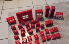 Lot de 48 lego Duplo rouge