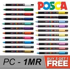 Université Posca PC-1MR Fin Couleur Marqueur Peinture Stylos - Simples - Buy 4,