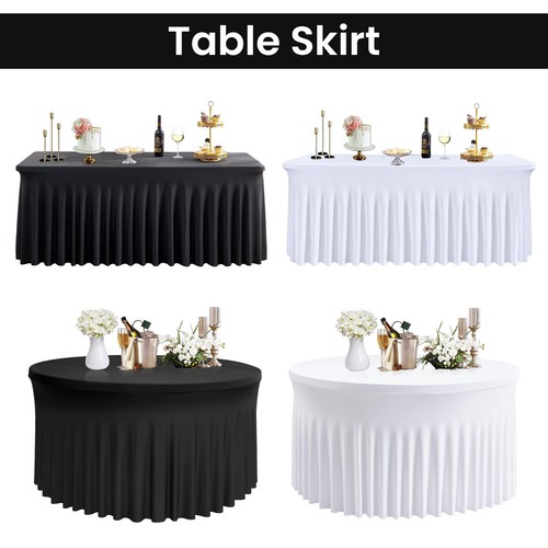 Spandex extensible table jupe - table,