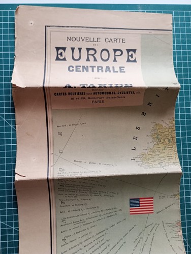 Az448 carte routière circa - carte,