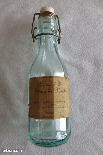 Ancienne bouteille verre - , vide