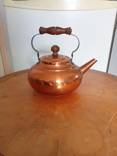 Bouilloire 19ème cuivre - en,