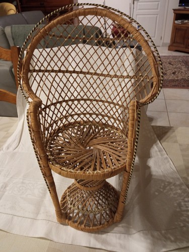 Fauteuil peacock osier pour - fauteuil,