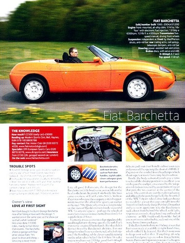 Fiat barchetta 1998 1999 - barchetta,