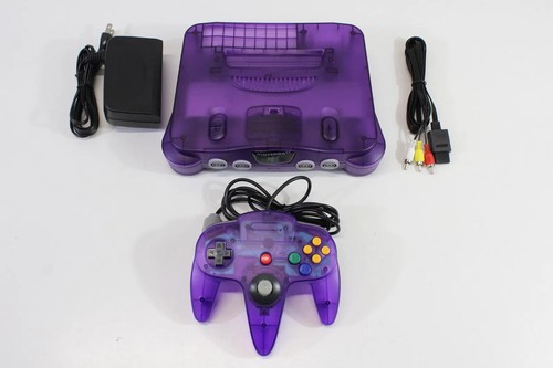 Nintendo clear purple n64 - nintendo,