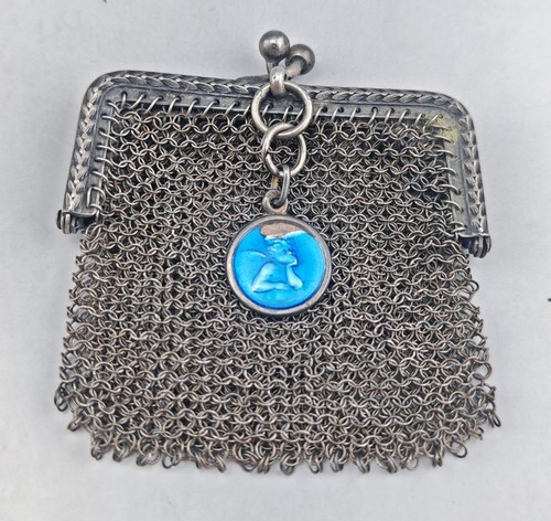 Ancienne bourse argent - bourse,