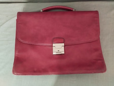 CARTABLE EN CUIR ROUGE DUO