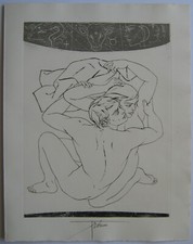 TREMOIS PIERRE YVES ENGRAVING SIGNED INK HANDSIGNED ETCHING MYTHOLOGY