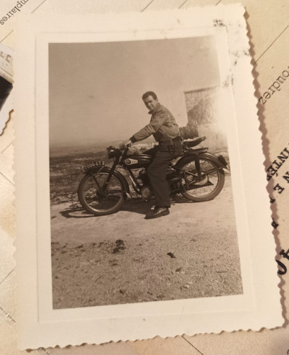 Ancienne photo moto - ancienne,