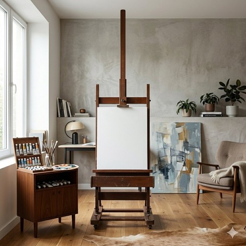 Chevalet peintre ancien - chevalet,