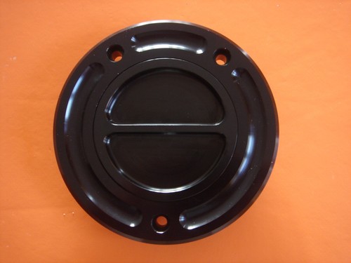 Bouchon réservoir alu noir - réservoir,