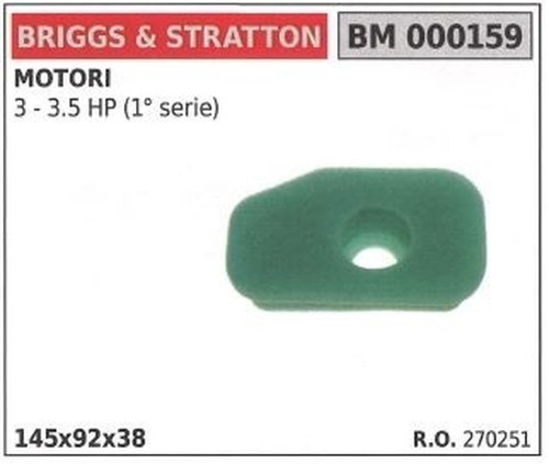 Filtre air briggs stratton - filtre, À