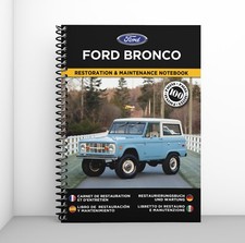 FORD BRONCO : Cahier de Restauration - Personnalisation gratuite !