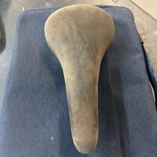 Vintage Selle Futura Brown Suede Leather Saddle Seat