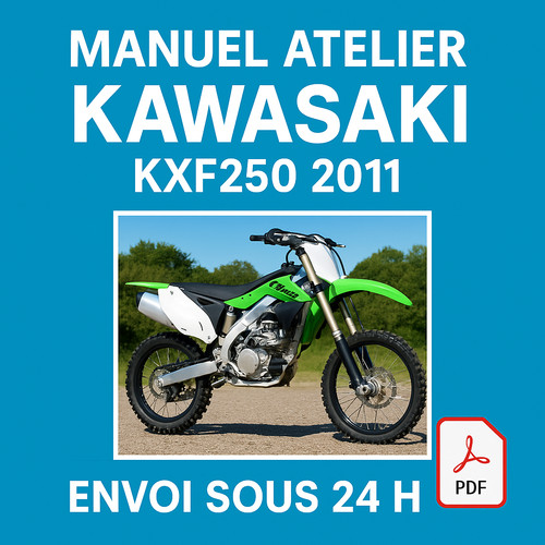 Manuel atelier kawasaki kxf250 - manuel,
