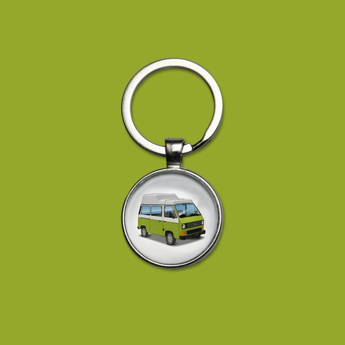 Porte clefs combi van - t3,