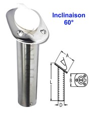 Porte Canne Angle 60° à