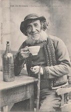 CP EN BRETAGNE FUMEUR PIPE