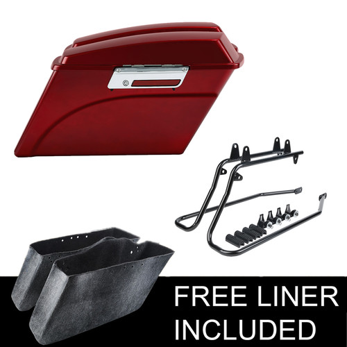 Red saddlebags conversion - red,