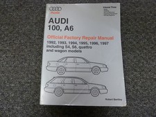 1992-1997 Audi 100 A6 S4 S6 Quattro Wagon HVAC Wiring Body Service Repair Manual