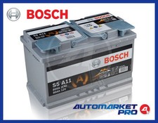 Batterie Pour Auto Bosch S5A 80 Ah Ampère 800 En 12 Volt Start & Stop 0092S5A110