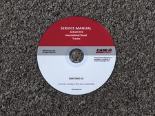 Case IH 523 624 724 International Diesel Tractor Trans Service Repair Manual CD