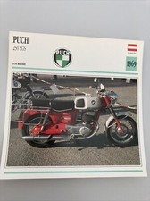 Puch 250 SGS 1969 carte moto de collection Atlas Autriche