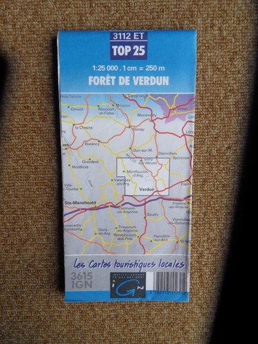 527 carte ign top 3112 - carte,