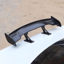 Car Mini Spoiler Tail Wing Carbon Fiber Style Modified Tail Wing Car Decoration 