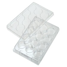 CELLTREAT 12 Well TCT Plate with Lid, Individual 50/Case, Sterile, #229111