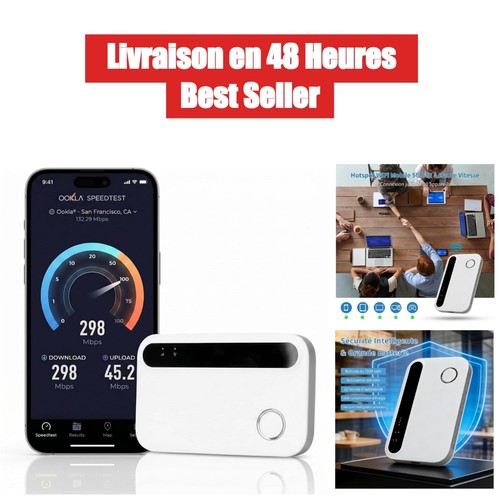 Routeur portable wifi 6 - 5g/4g+,