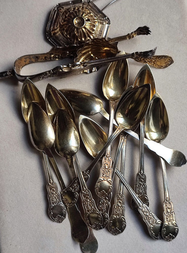 Solid silver tea kit 800 - solid,
