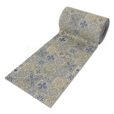 Tapis de cuisine antidérapant avec chemin de table coupé à vif h 50 cm. ARGON