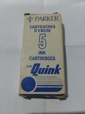 Vintage PARKER Super Quink Ink Cartridge